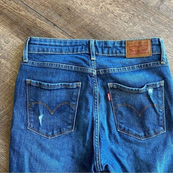 Levi’s 721 High Rise Skinny Jeans Streetwear Hi Waisted Distressed - Picture 4 of 12